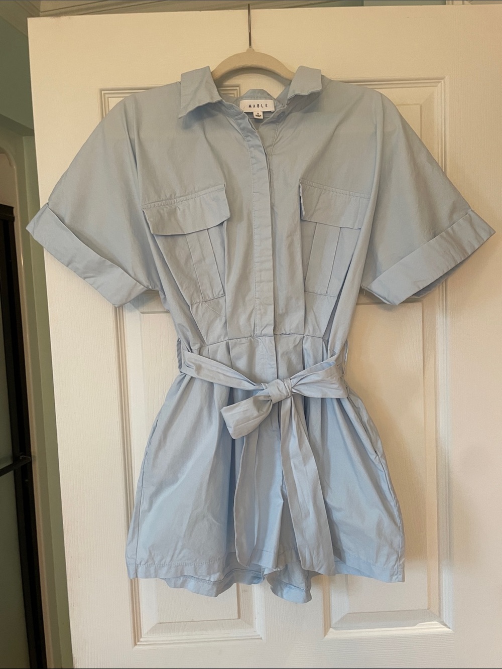 Mable Light Blue Romper - Size S